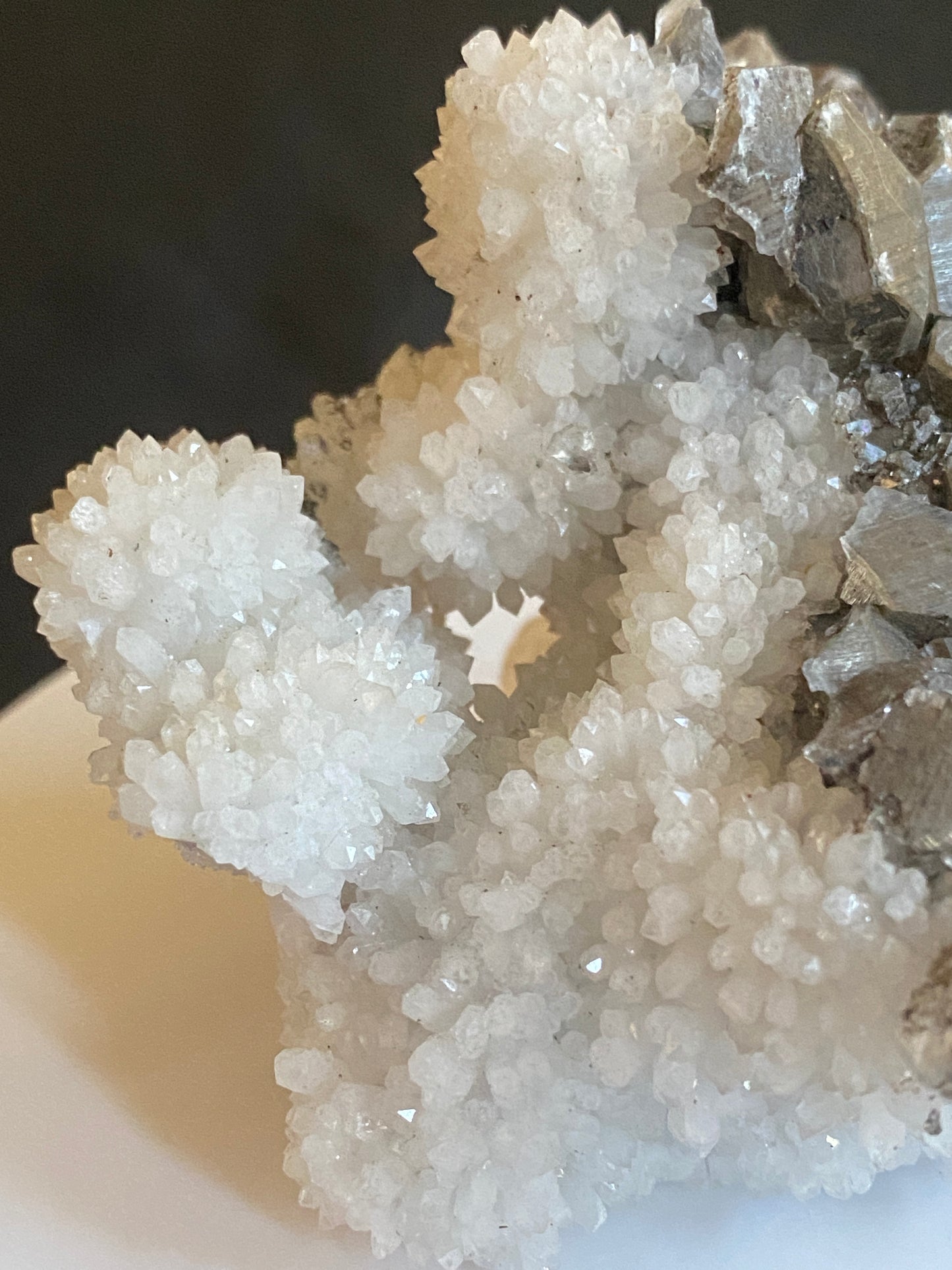 Calcite on Quartz, Guilin, Guanjxi, China