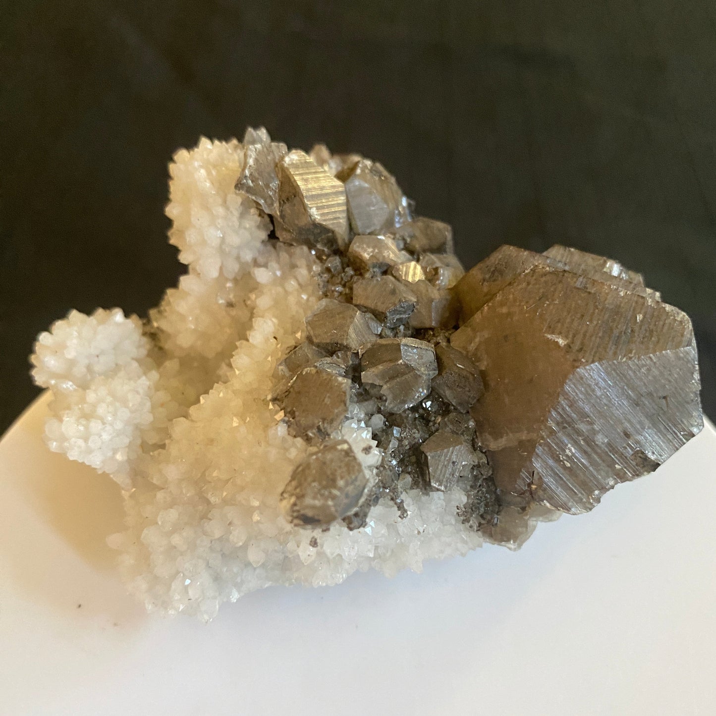 Calcite on Quartz, Guilin, Guanjxi, China