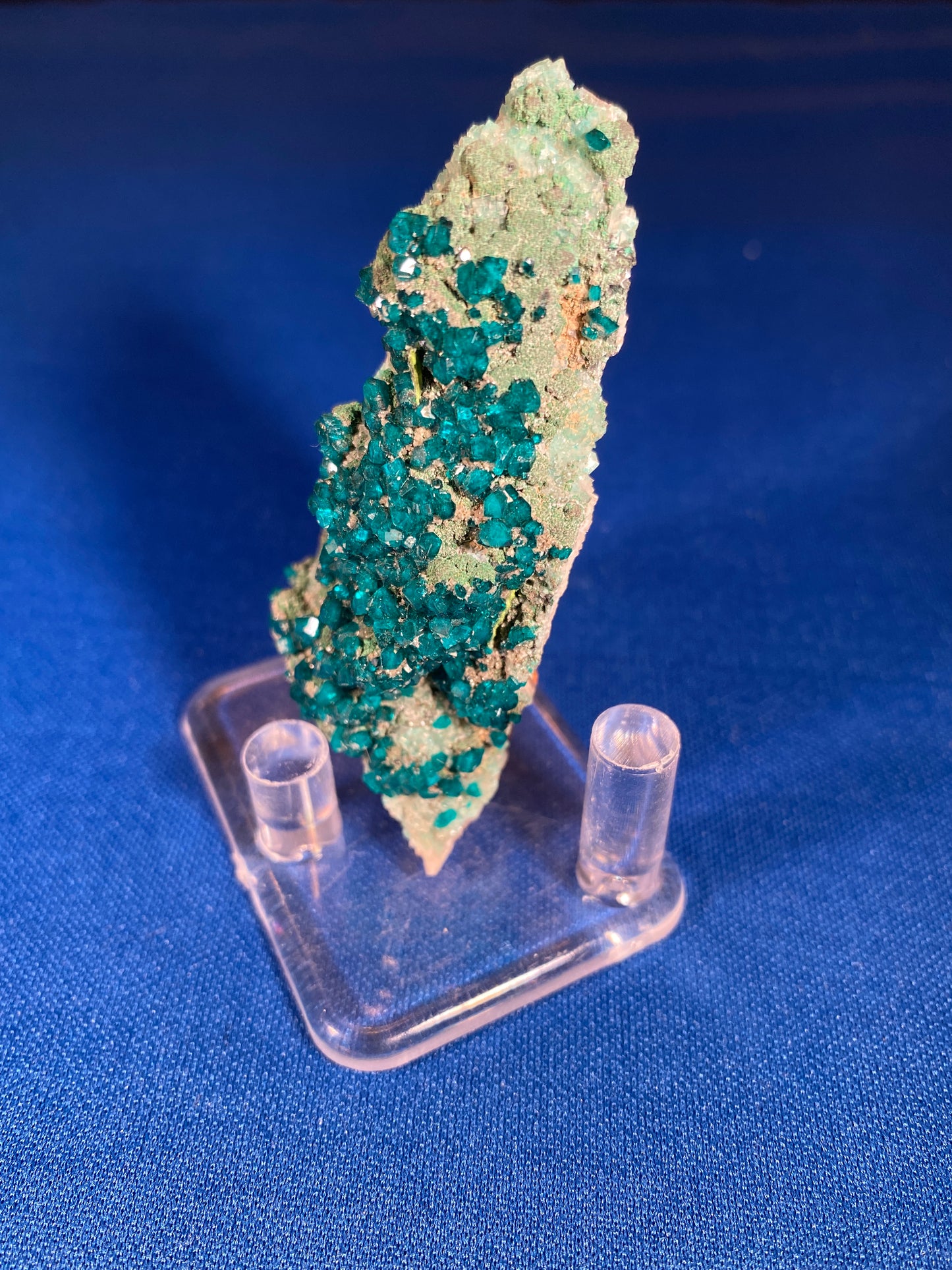 Dioptase, Tsumeb, Namibia (Ex Prosper J. Williams)
