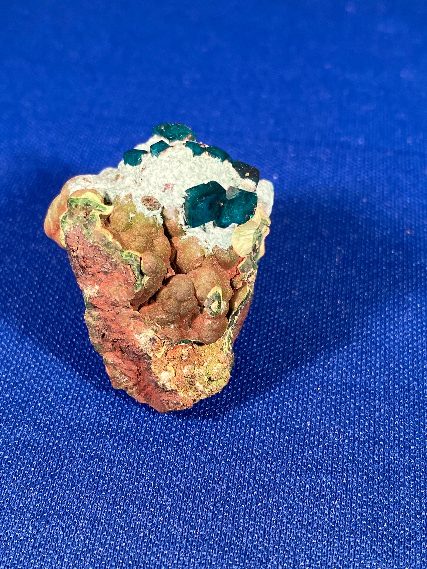 Dioptase, Tsumeb, Namibia (Ex Prosper J. Williams)