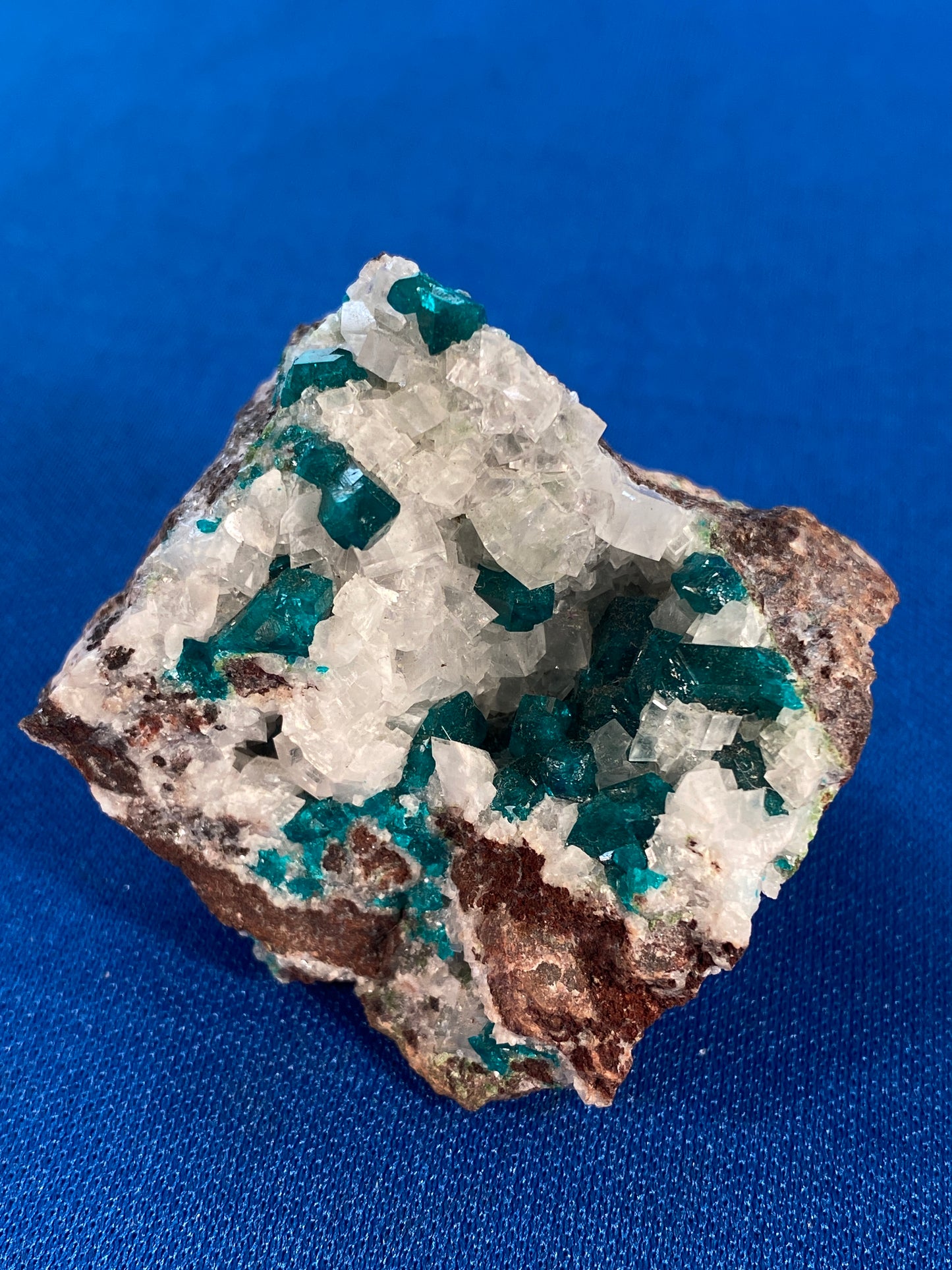 Dioptase, Tsumeb, Namibia (Ex Prosper J. Williams)