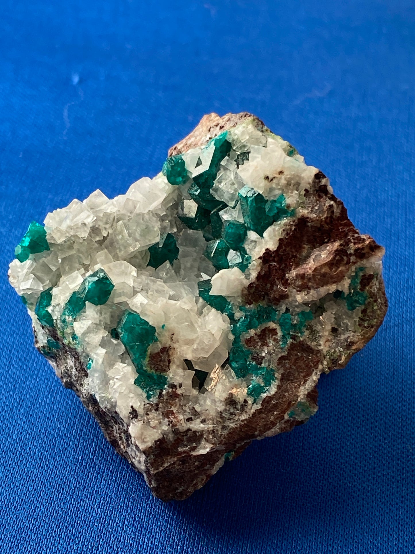 Dioptase, Tsumeb, Namibia (Ex Prosper J. Williams)