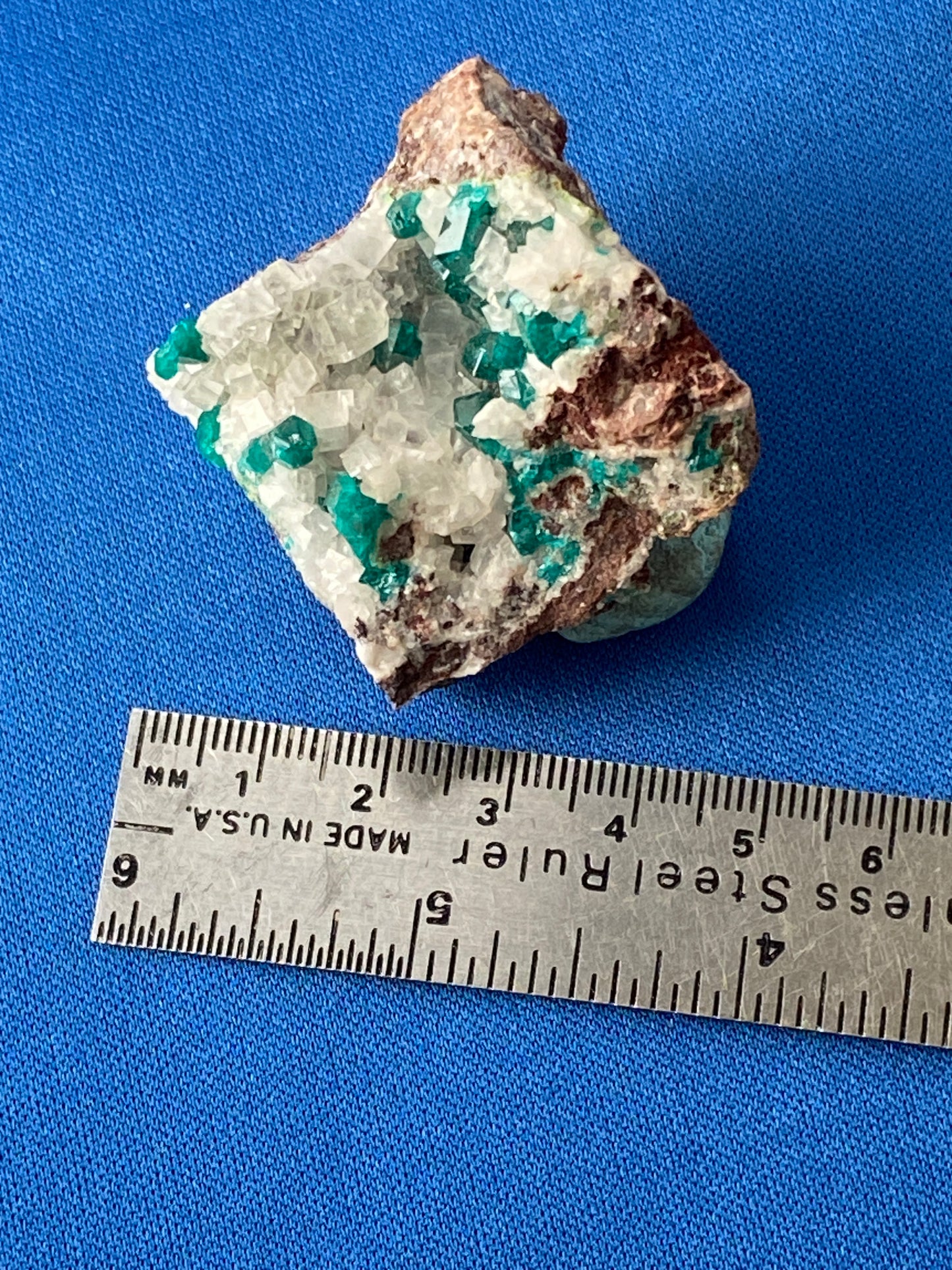 Dioptase, Tsumeb, Namibia (Ex Prosper J. Williams)