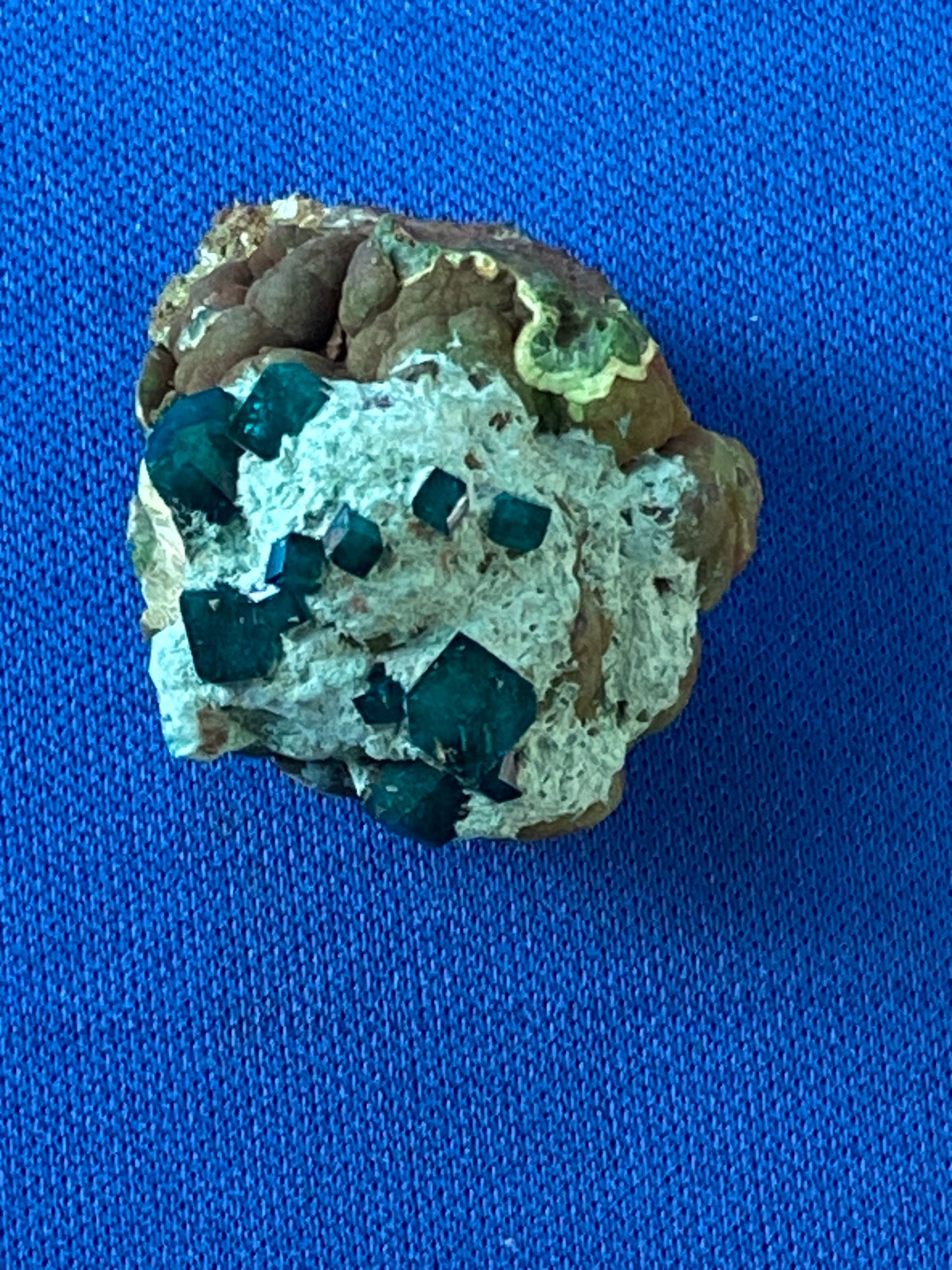 Dioptase, Tsumeb, Namibia (Ex Prosper J. Williams)