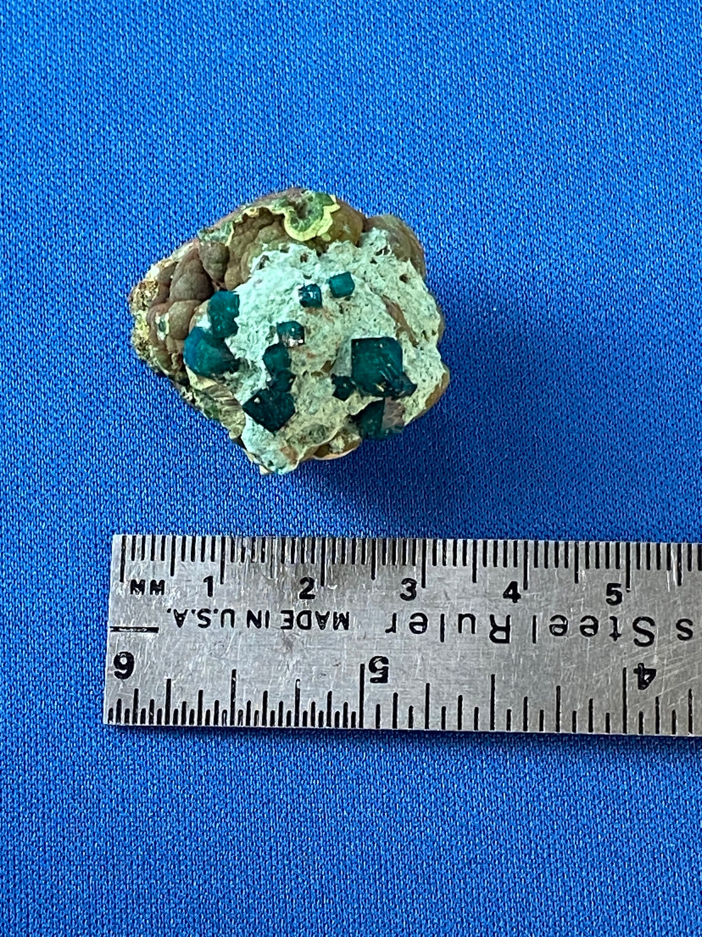 Dioptase, Tsumeb, Namibia (Ex Prosper J. Williams)