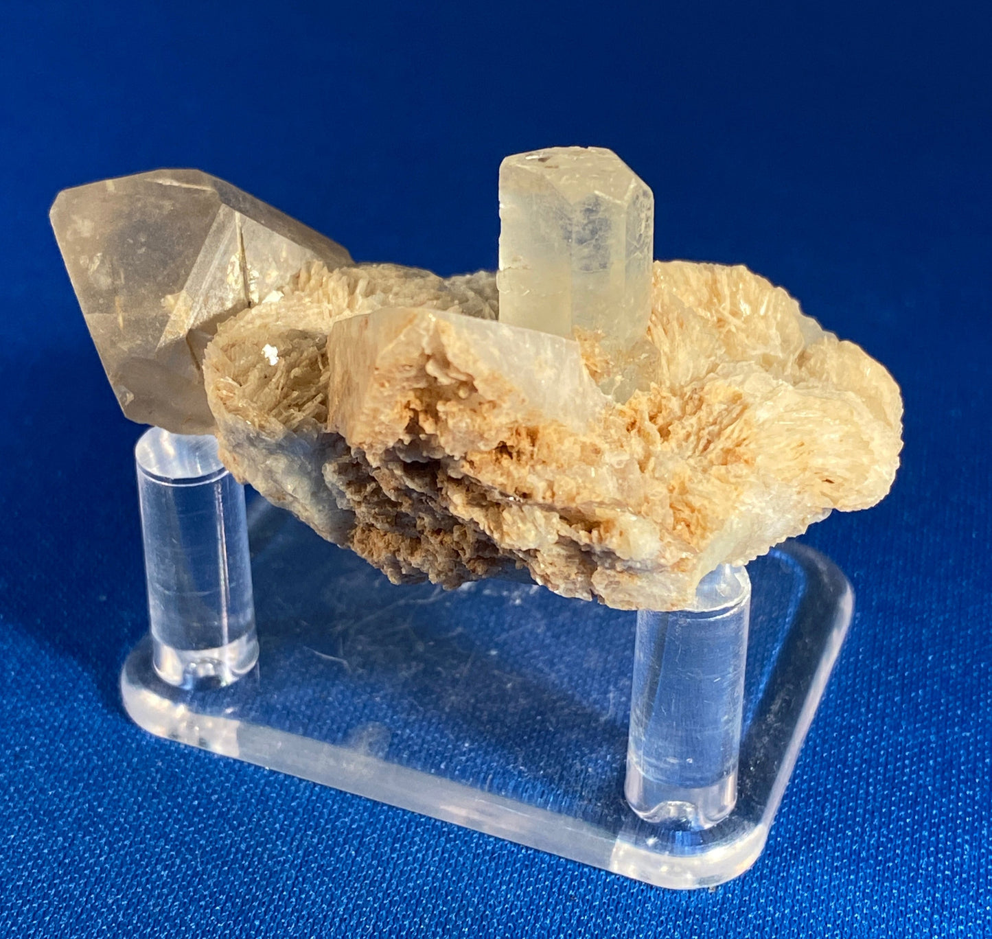 Aquamarine, Quartz & Microcline, Little Three Mine, Ramona, California