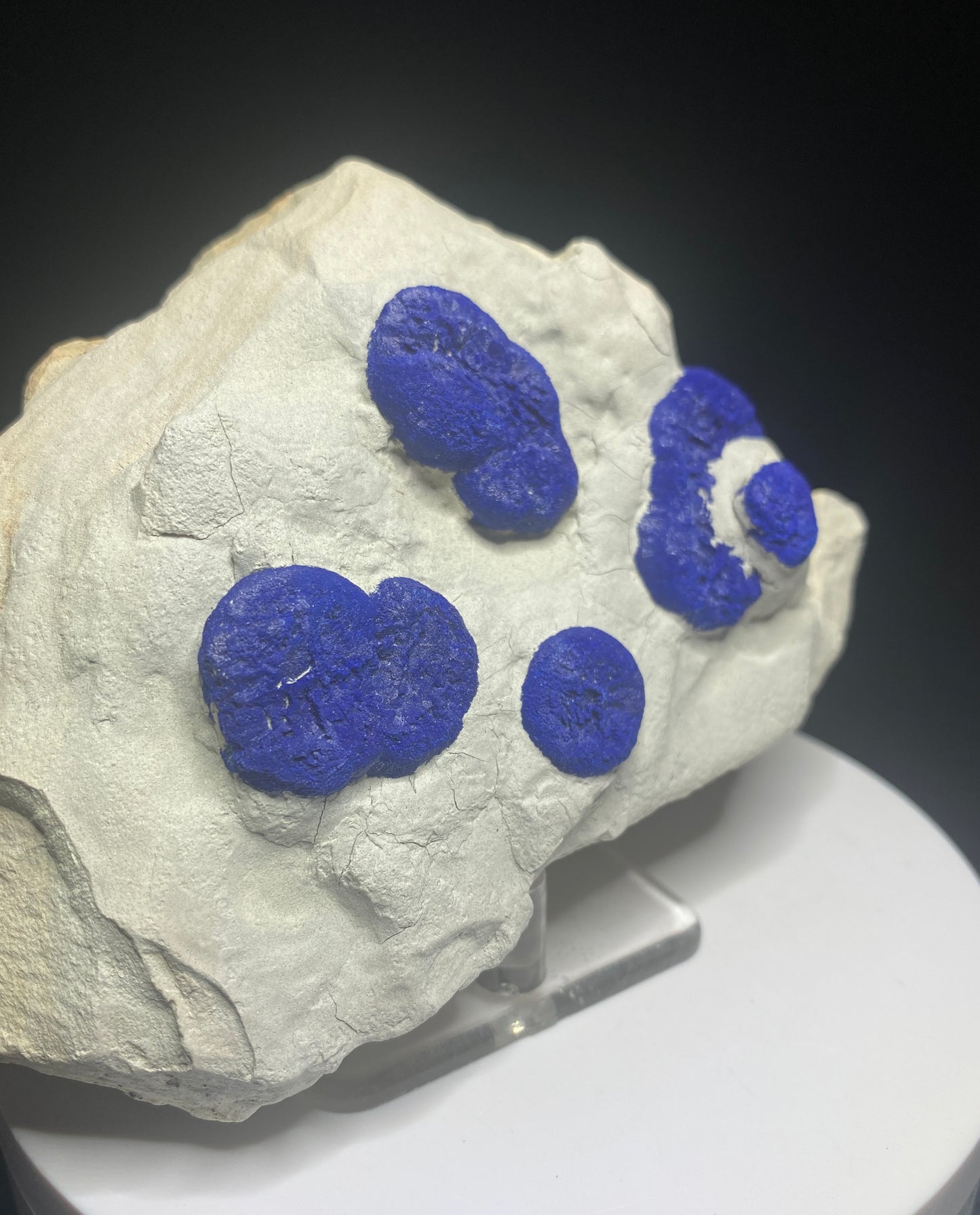 Azurite "Sun", Malbunka Copper Mine, Northern Territory, Australia