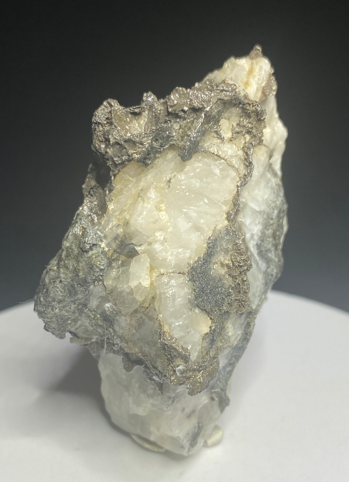 Silver in Calcite, Cobalt area, Ontario, Canada