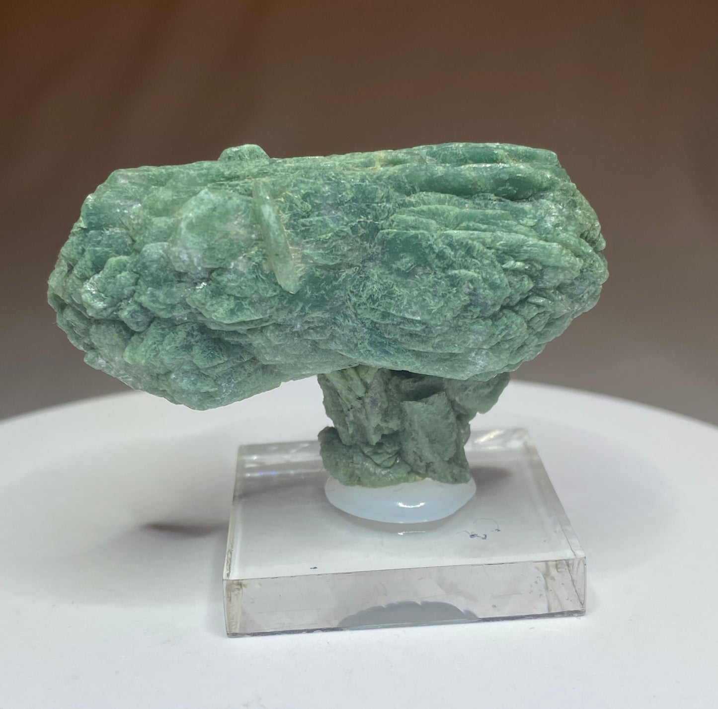 Stilbite with Celadonite inclusions, Jalgaon, Maharashtra, India