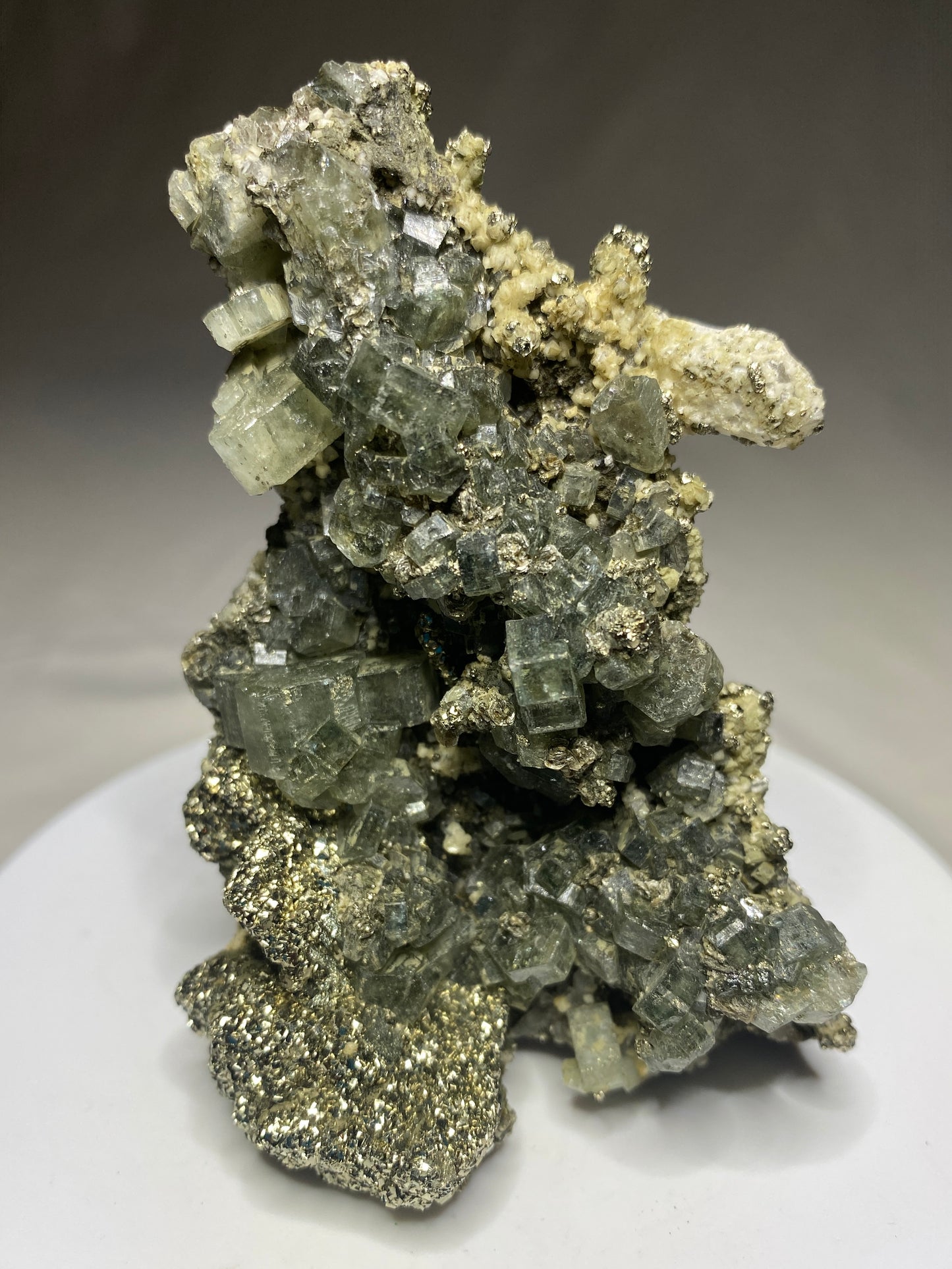 Apatite with Pyrite, Panasquiera, Portugal