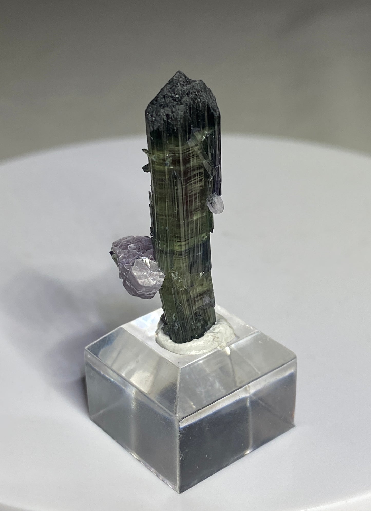 Tourmaline with Lepidolite, San Diego (KCSD) Mine, California, USA