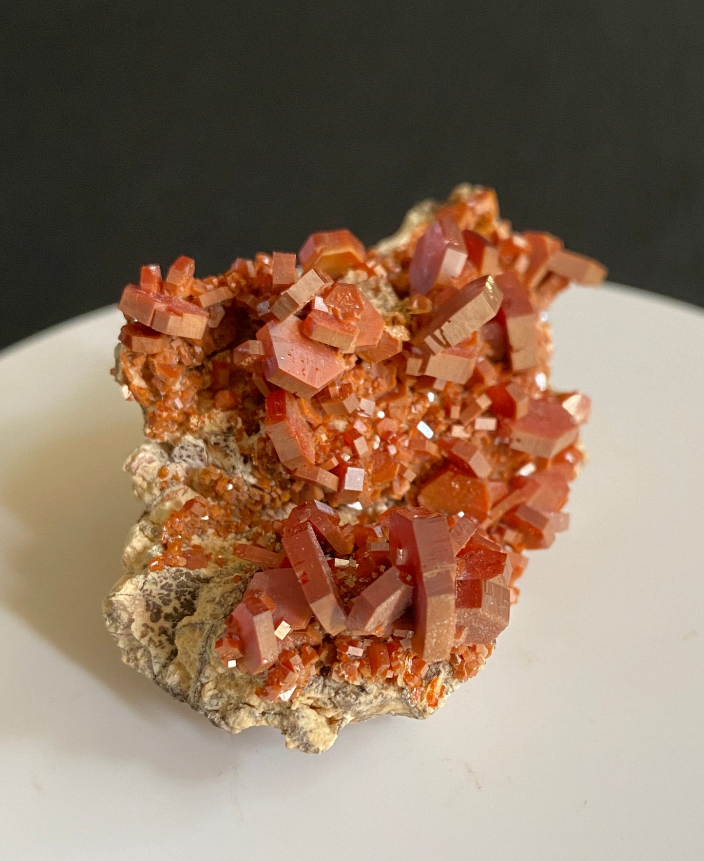 Vanadinite, Acif Mine, Mibladen, Morocco