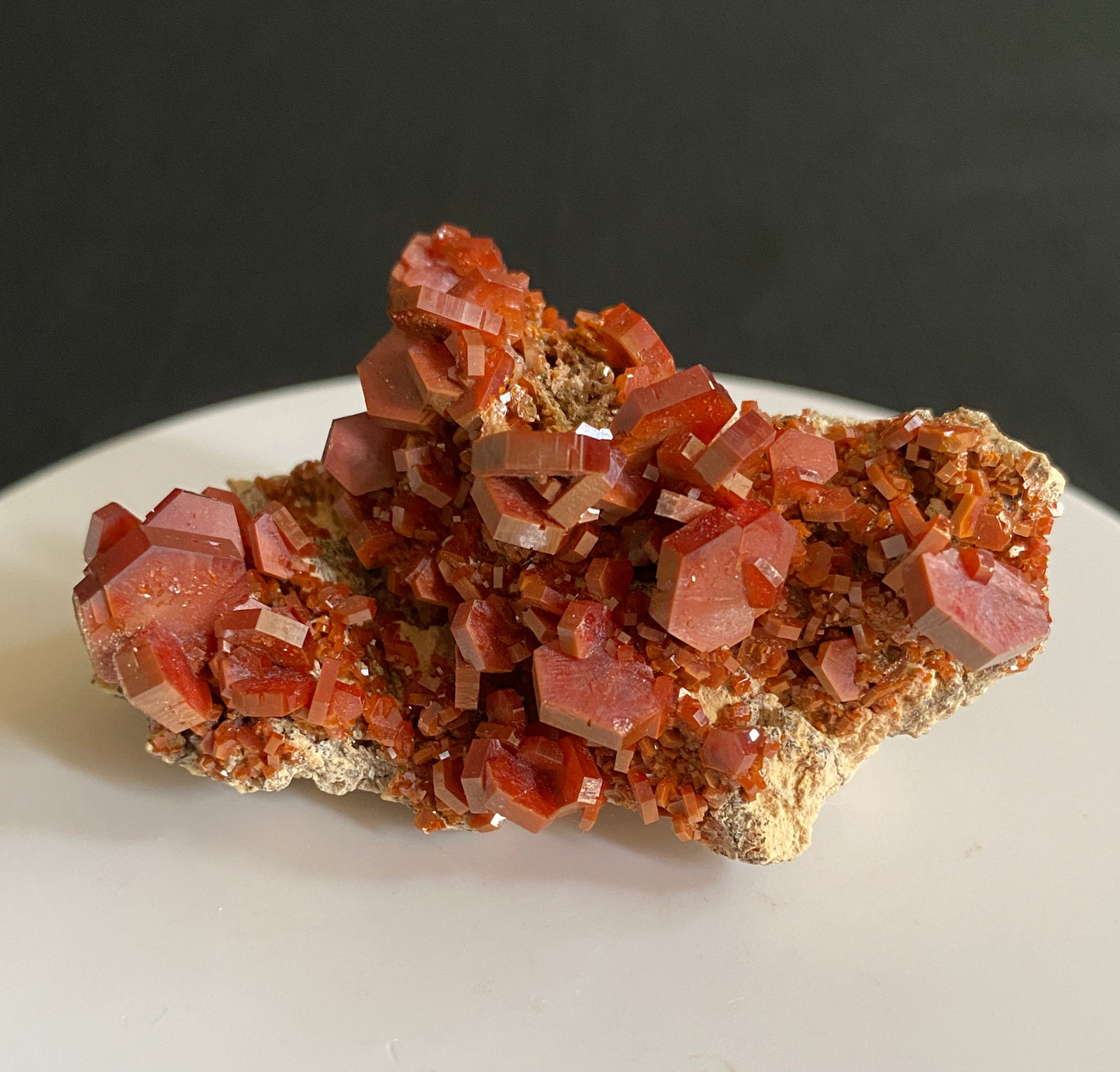 Vanadinite, Acif Mine, Mibladen, Morocco