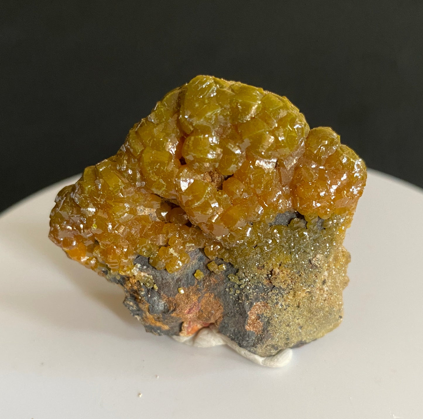 Pyromorphite, Bunker Hill Mine, Kellogg, Idaho
