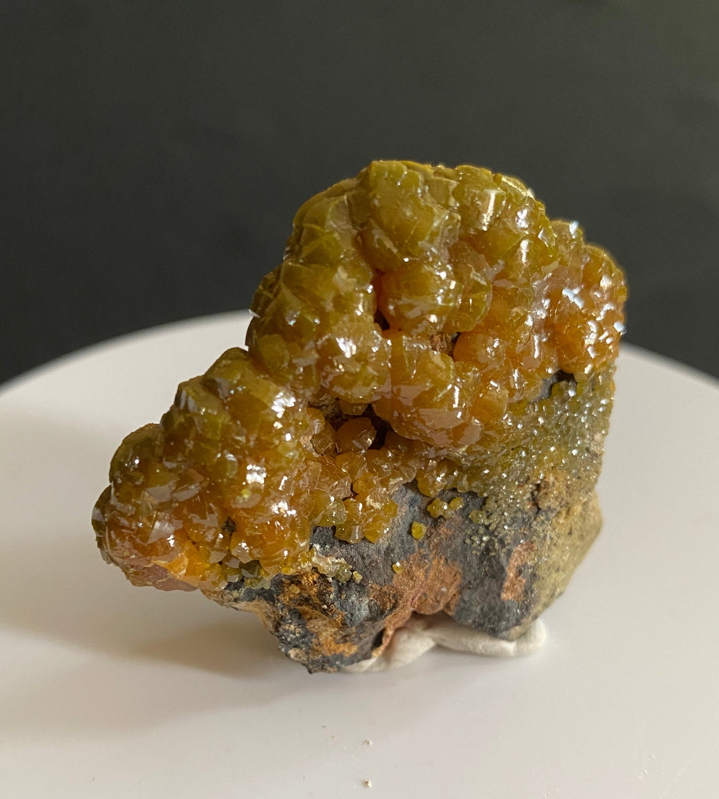 Pyromorphite, Bunker Hill Mine, Kellogg, Idaho