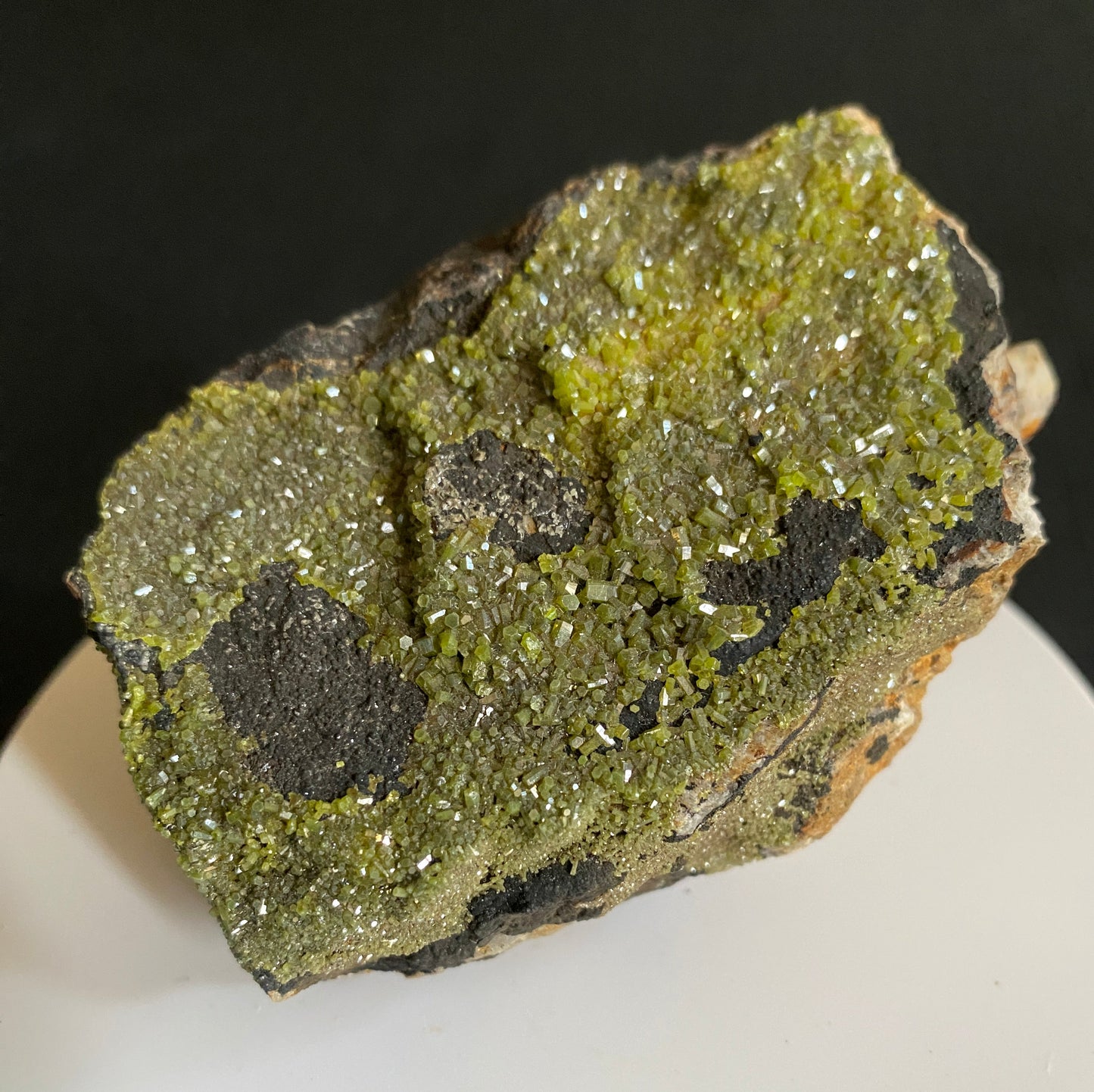 Pyromorphite, Little Giant Mine, Mullen, Idaho