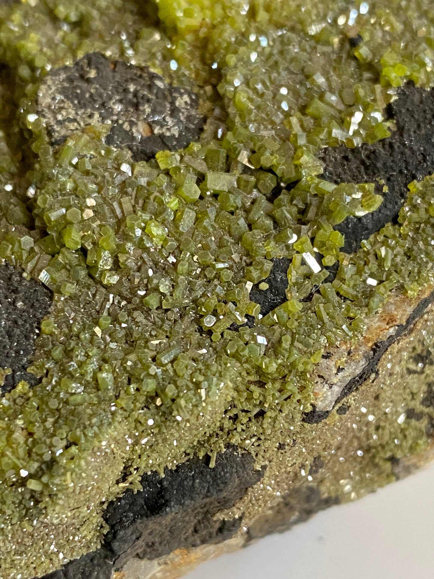 Pyromorphite, Little Giant Mine, Mullen, Idaho