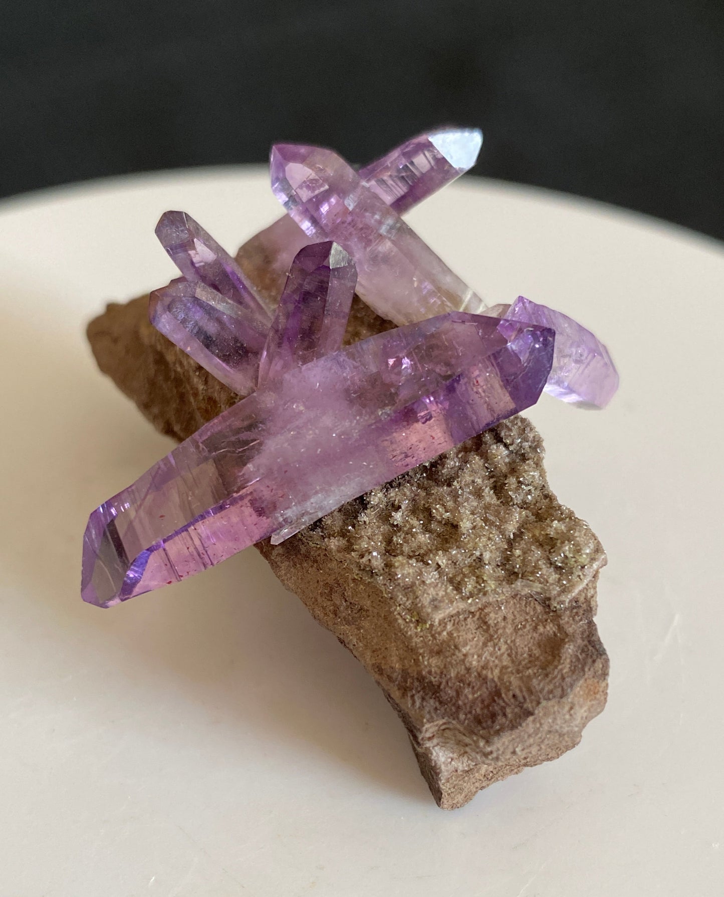 Amethyst on matrix, Veracruz, Mexico