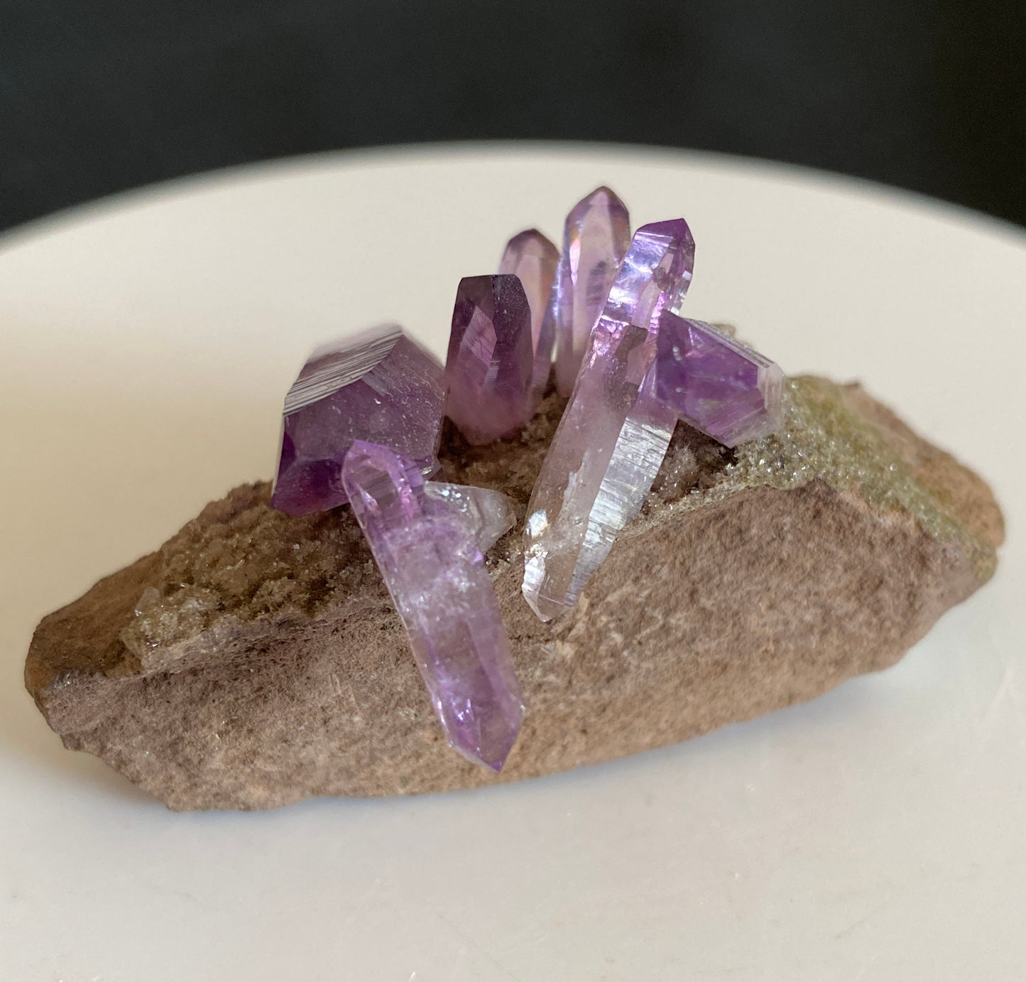 Amethyst on matrix, Veracruz, Mexico