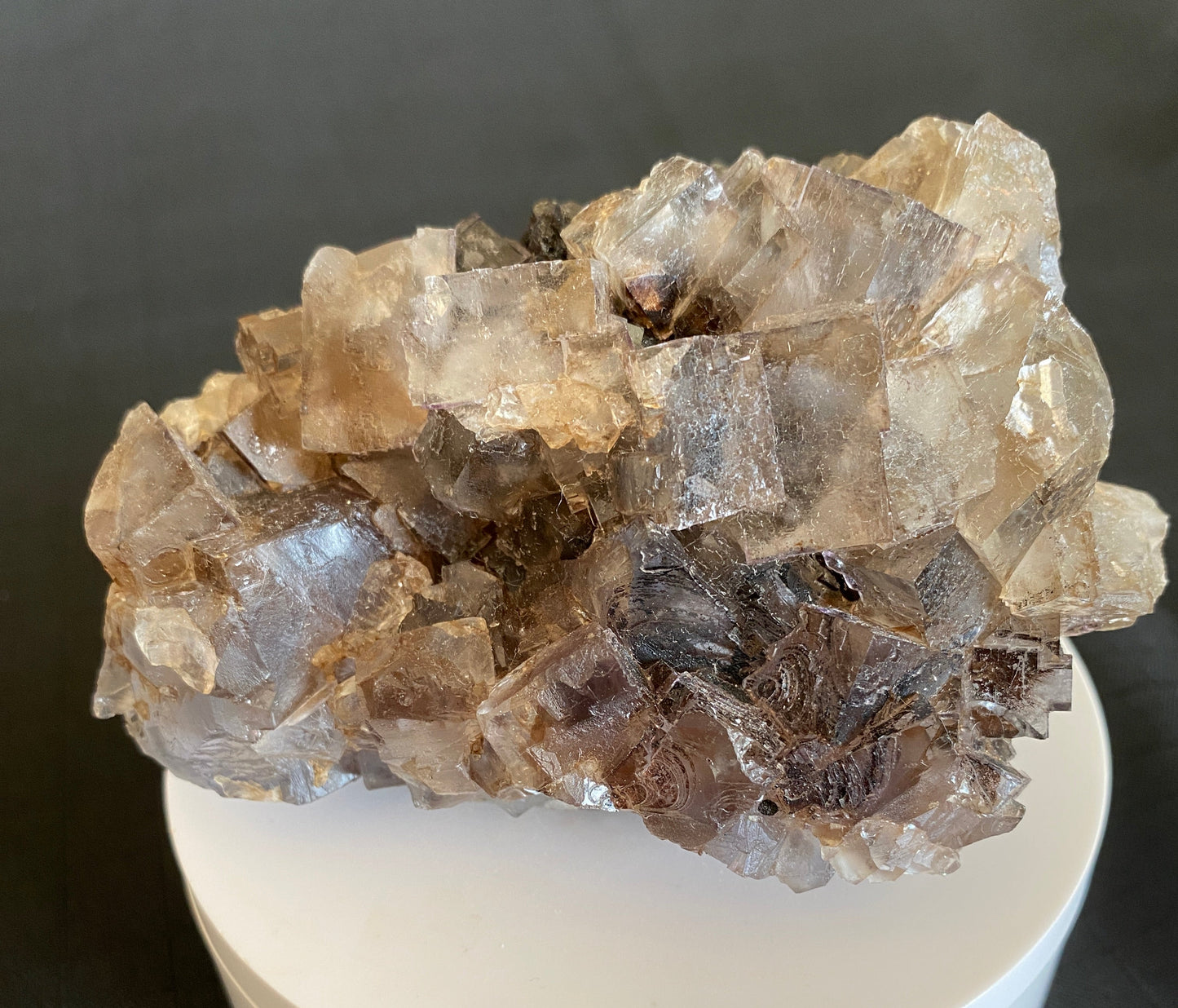 Fluorite on Sphalerite, Cave-in-Rock district, Hardin County, Illinois