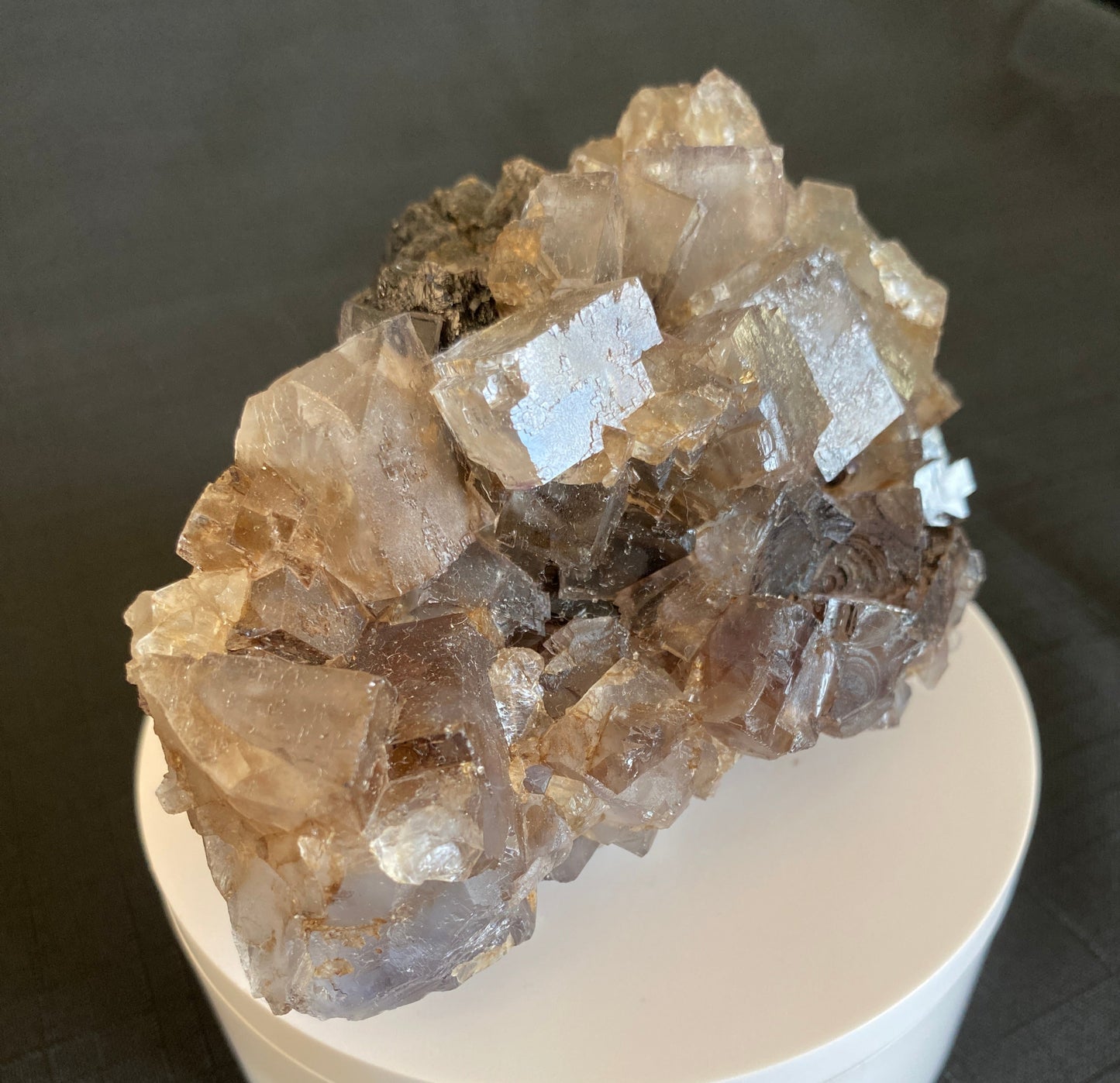 Fluorite on Sphalerite, Cave-in-Rock district, Hardin County, Illinois