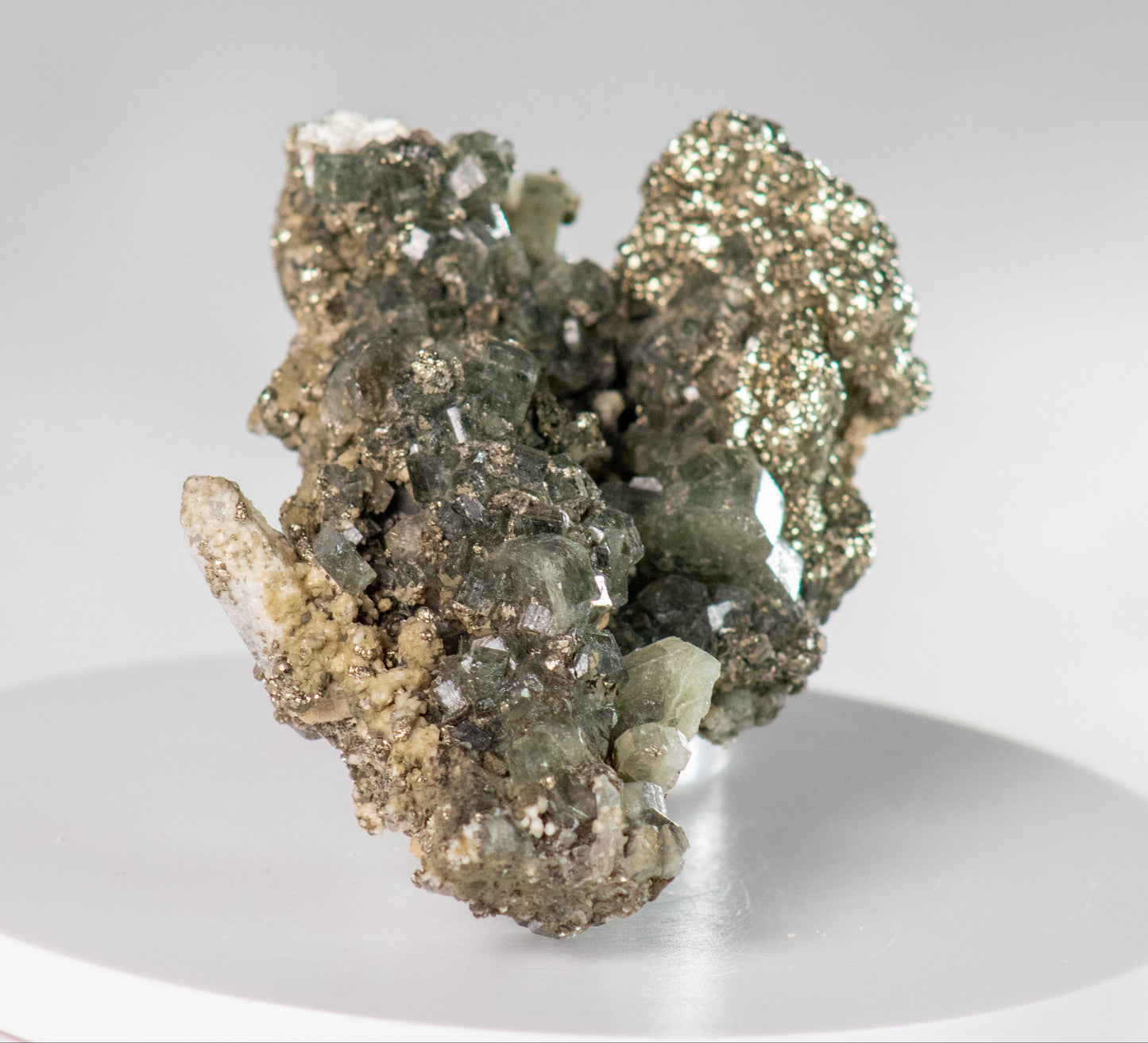 Apatite with Pyrite, Panasquiera, Portugal