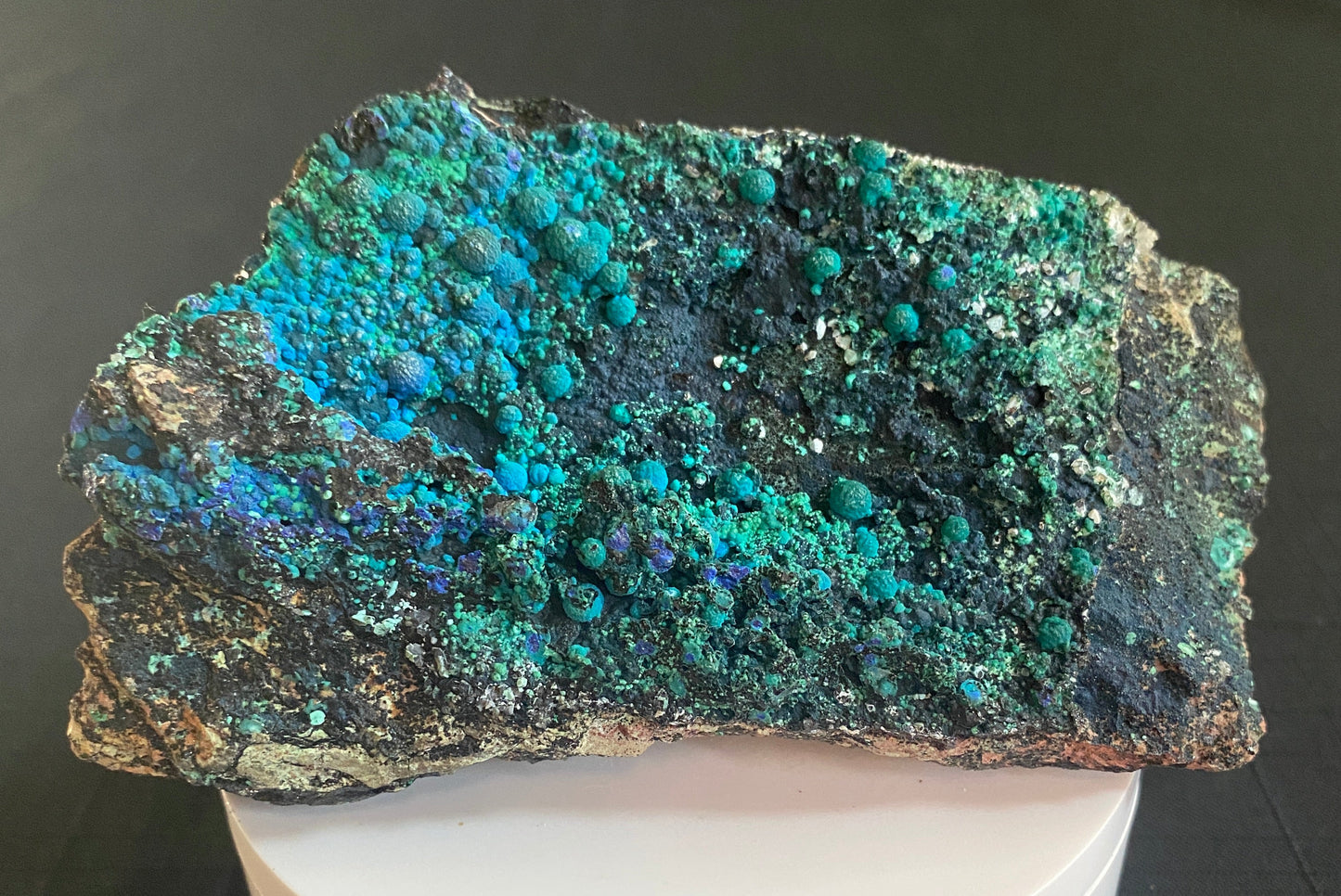 Chrysocolla, Azurite & Malachite, Morenci Mine, Arizona