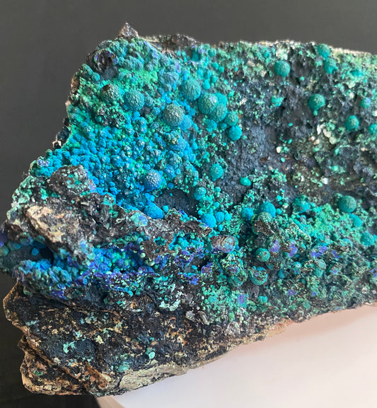 Chrysocolla, Azurite & Malachite, Morenci Mine, Arizona