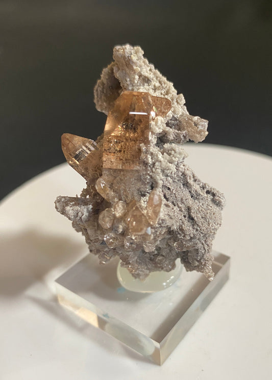 Topaz on Rhyolite, Maynard Claims, Thomas Range, Utah