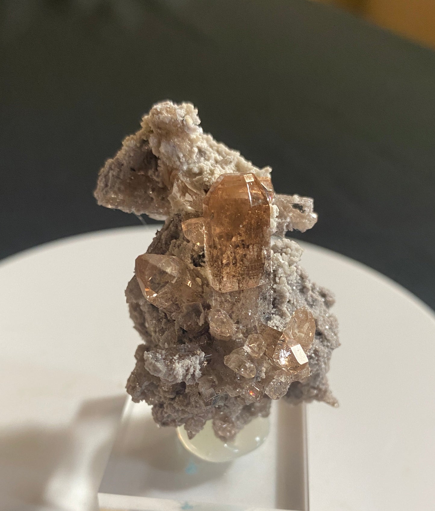 Topaz on Rhyolite, Maynard Claims, Thomas Range, Utah