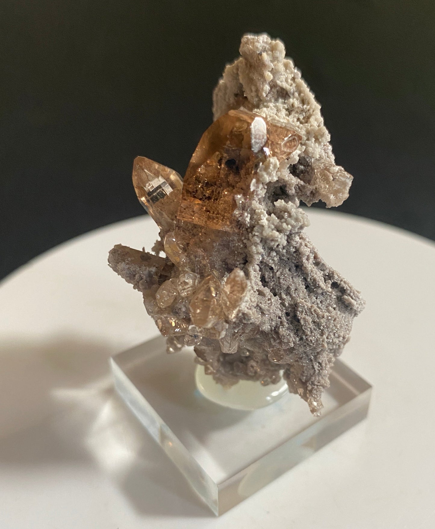 Topaz on Rhyolite, Maynard Claims, Thomas Range, Utah