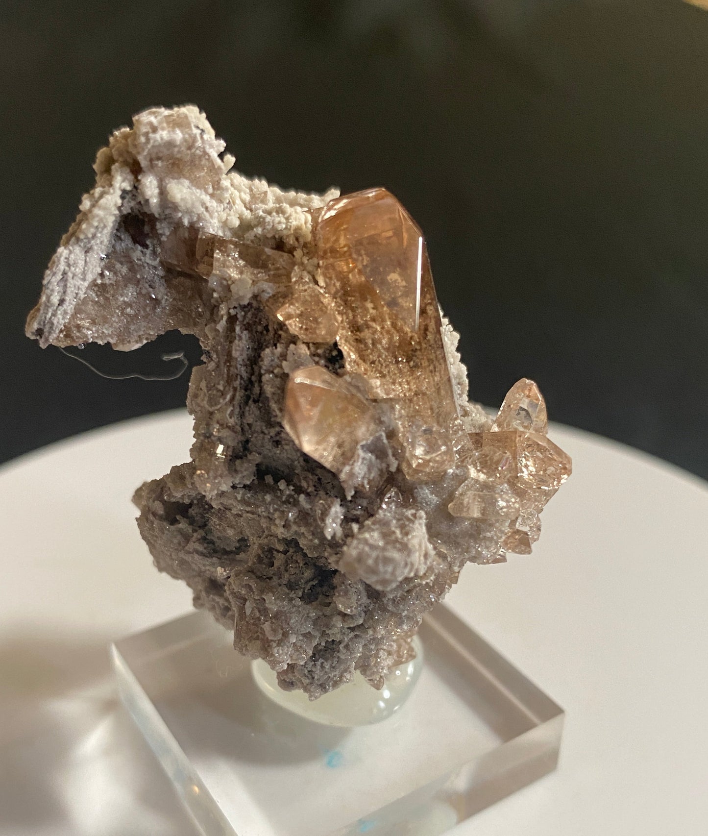 Topaz on Rhyolite, Maynard Claims, Thomas Range, Utah