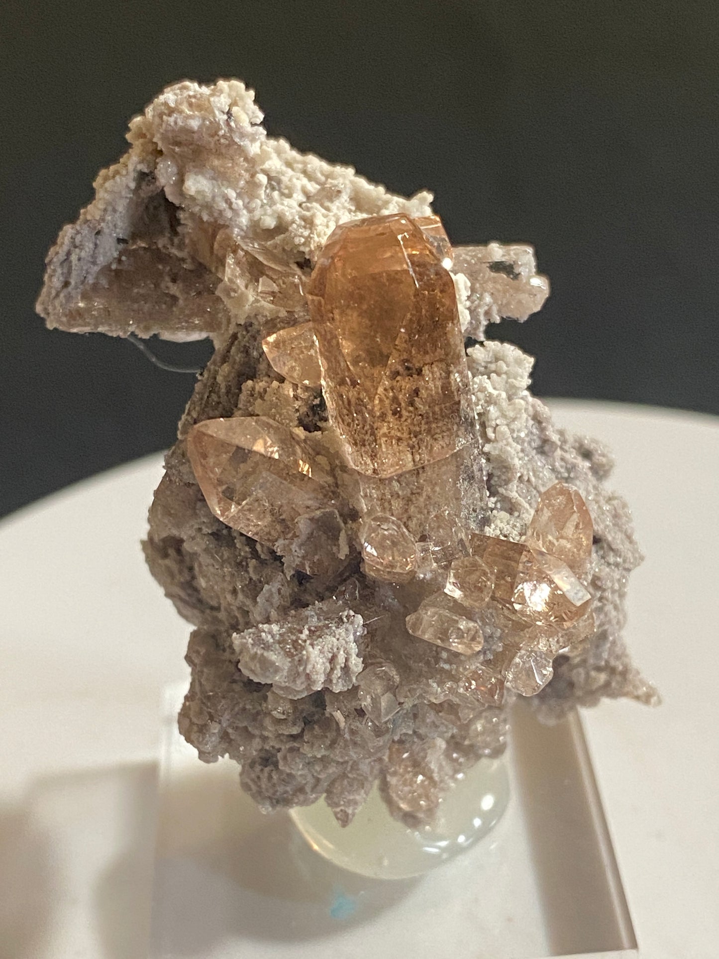 Topaz on Rhyolite, Maynard Claims, Thomas Range, Utah