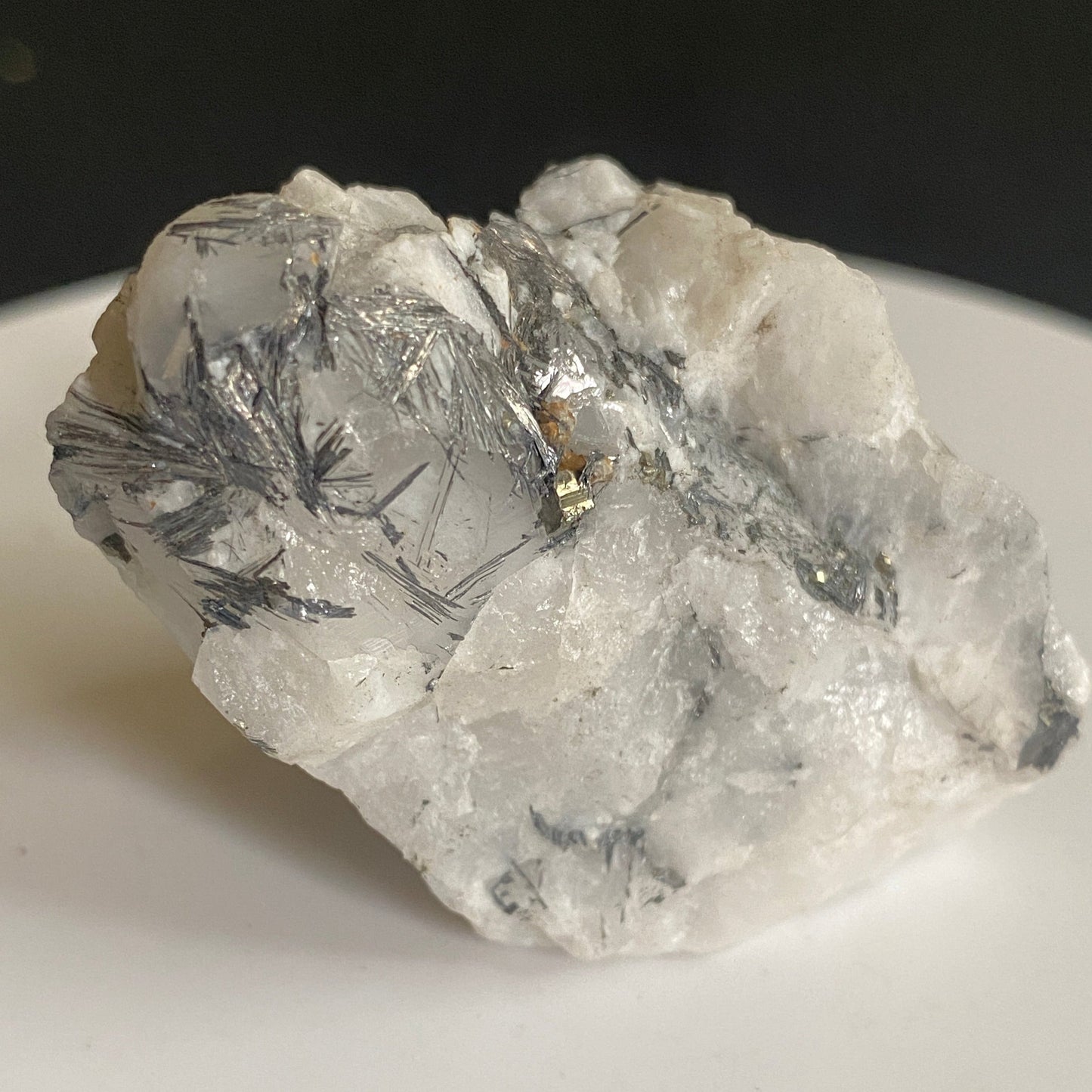 Cosalite & Gold, Caribou Quartz Mine, Wells, British Columbia, Canada