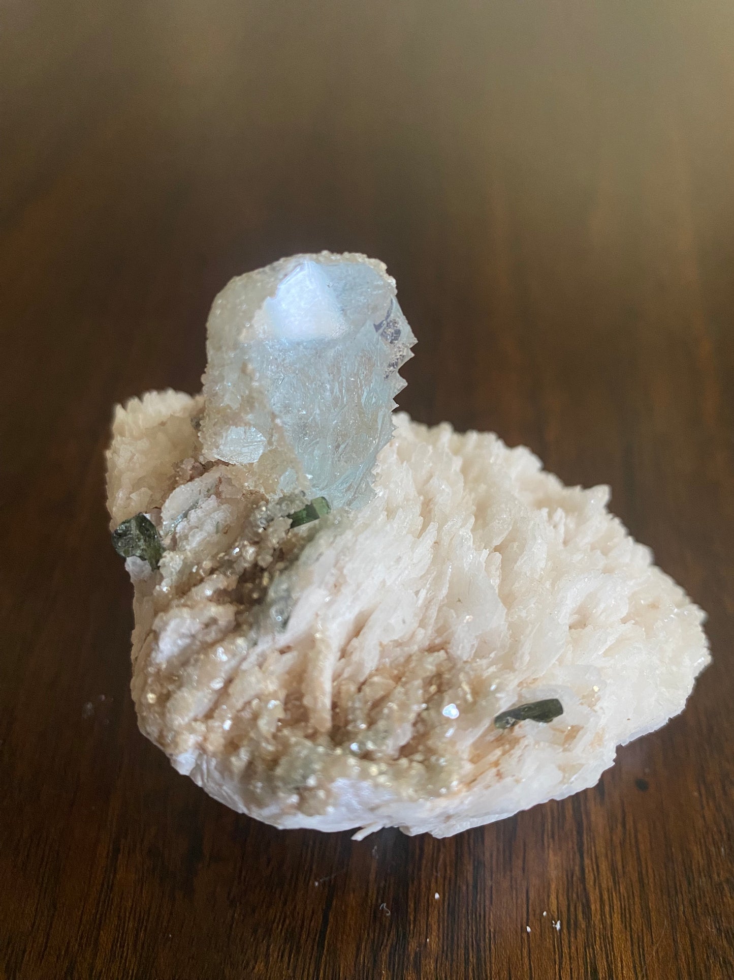 Topaz on Cleavelandite, Brazil