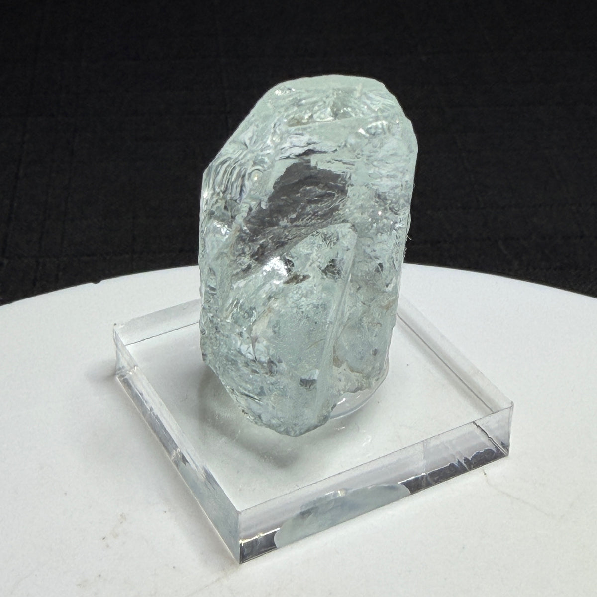 Pale blue aquamarine crystal from Shigar Valley, Gilgit-Baltistan, Pakistan