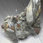 Large calcite crystals on sparkling marcasite from Brushy Creek Mine, Reynolds County, Missouri