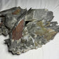 Large calcite crystals on sparkling marcasite from Brushy Creek Mine, Reynolds County, Missouri