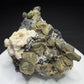 Chalcopyrite and galena with white calcite and sphalerite from the Osikovo Orebody, Madan Orefield, Bulgaria