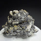 Chalcopyrite and galena with white calcite and sphalerite from the Osikovo Orebody, Madan Orefield, Bulgaria