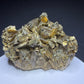 Brassy golden chalcopyrite crystals with siderite from Kaiwu Mine, Hezhang County, Guizhou, China