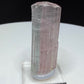 Pink and pale green elbaite tourmaline crystal from Newry, Maine, USA,