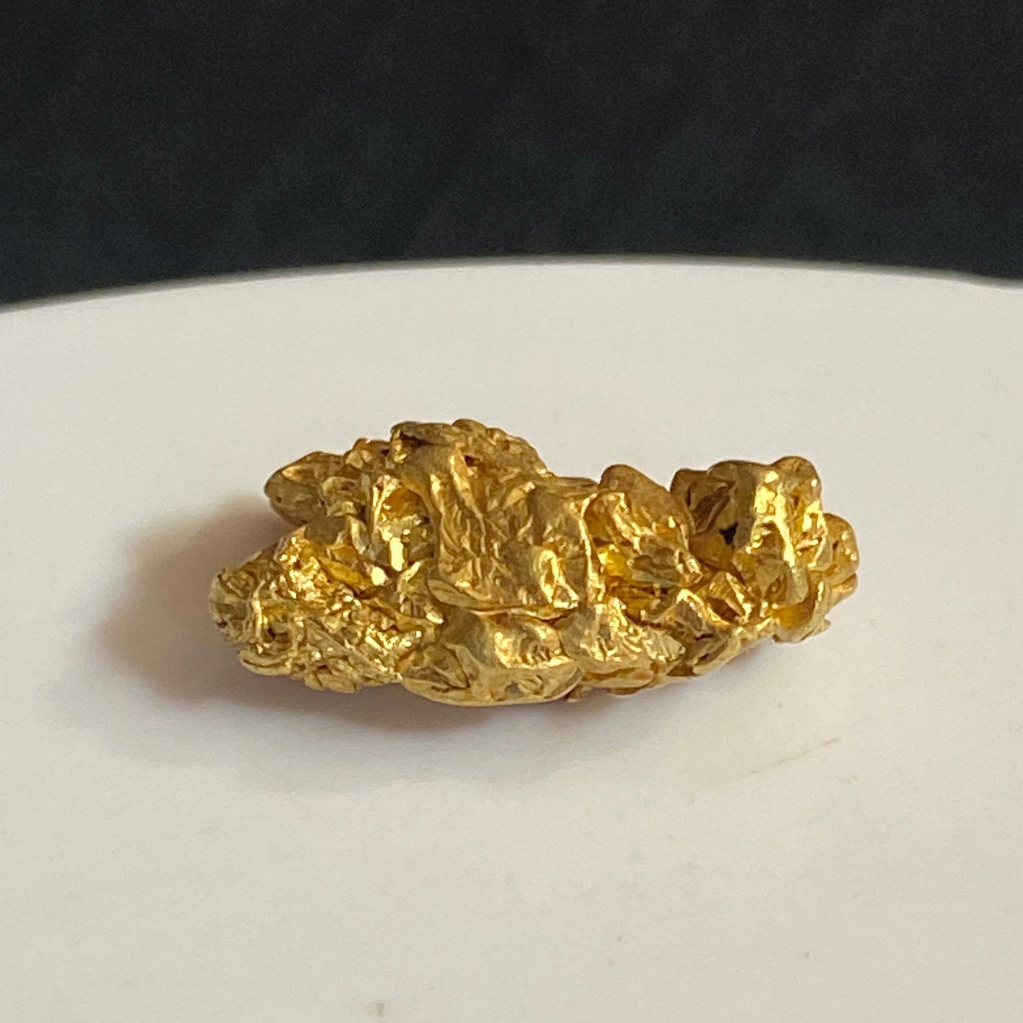 Gold Nugget (14 grams), El Voludo River, Trincheros, Sonora, Mexico