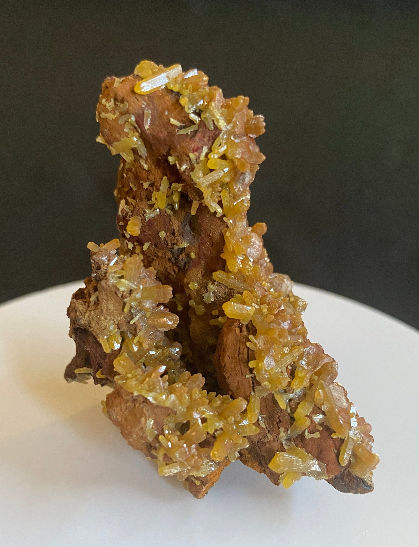 Pyromorphite, Bunker Hill Mine, Kellogg, Idaho