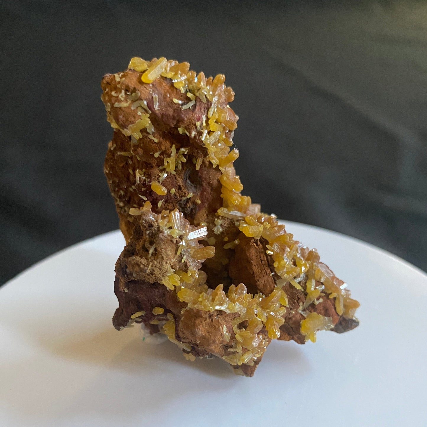 Pyromorphite, Bunker Hill Mine, Kellogg, Idaho