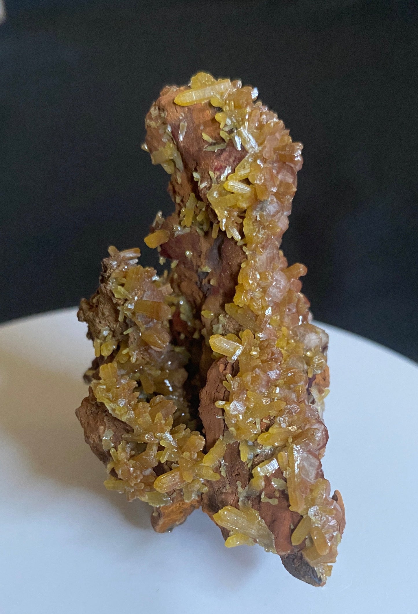 Pyromorphite, Bunker Hill Mine, Kellogg, Idaho