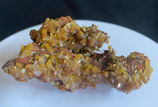 Pyromorphite, Bunker Hill Mine, Kellogg, Idaho