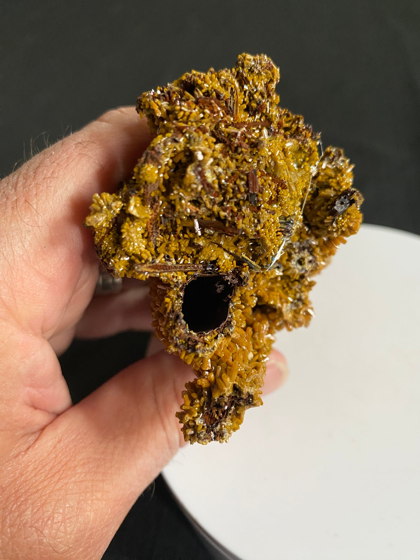 Pyromorphite, Les Farges Mine, Ussel, Correze, France