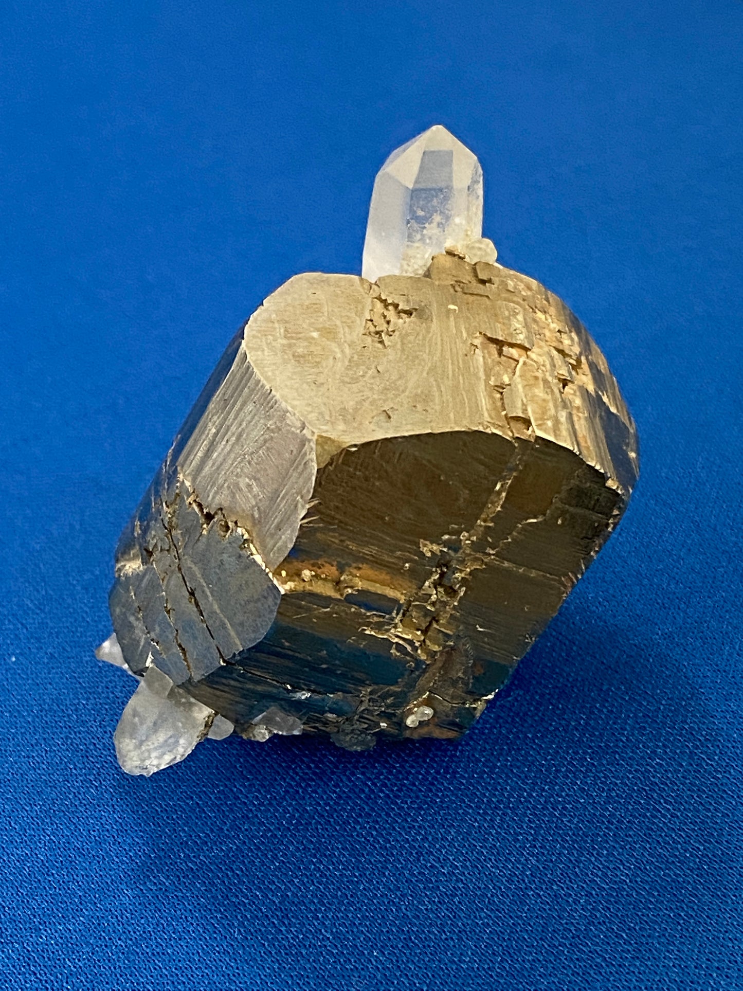 Quartz on Pyrite, Spruce Claim, King County, Washington