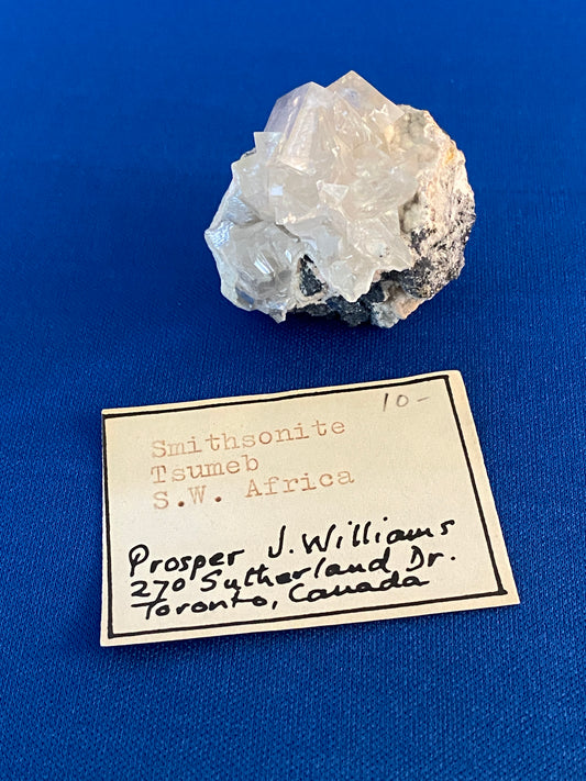 Smithsonite, Tsumeb, Namibia (Ex Prosper J. Williams)